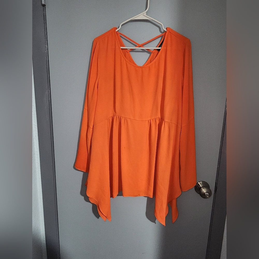 Ashley Stewart Peplum Blouse
